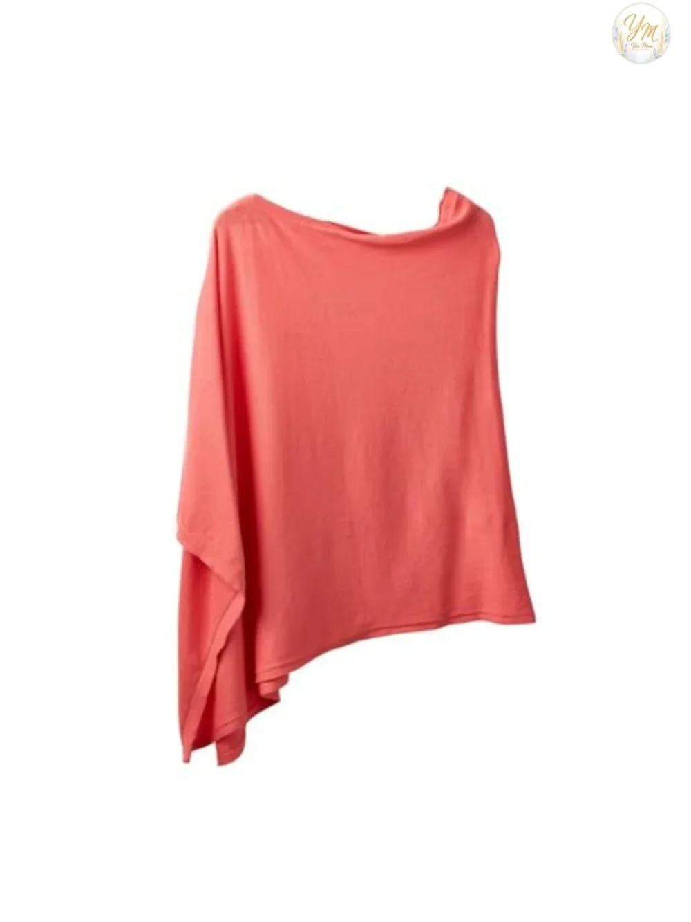 100% Cotton Colorblock Everyday Poncho Lightweight Wrap